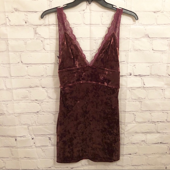 NWT Free People crushed velvet cami dress - Picture 4 of 6